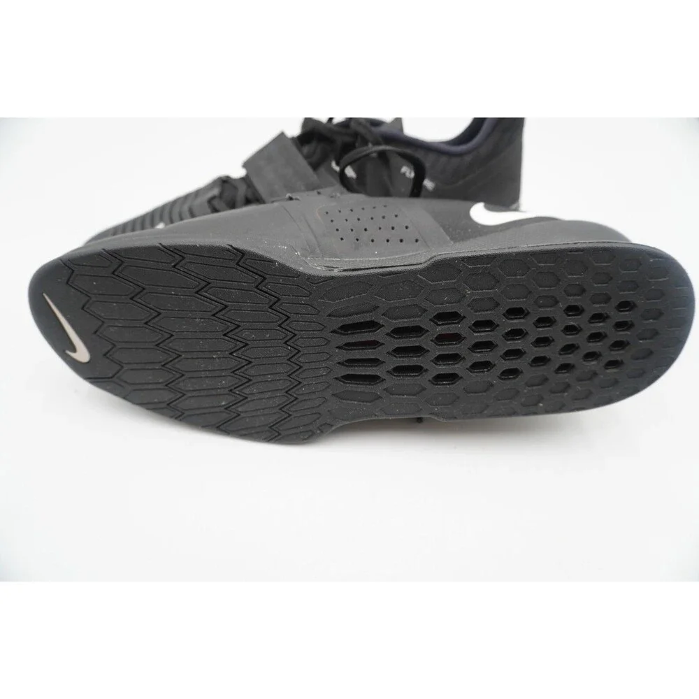 Nike Men's Romaleos 3 Weightlifting Shoes Black White (852933-002) Size 15
